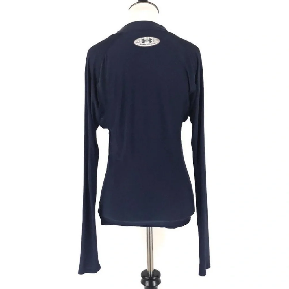 Under Armour Men's S Small T-Shirt Base Layer Mock Collar Underarm Ventilation - Picture 4 of 6